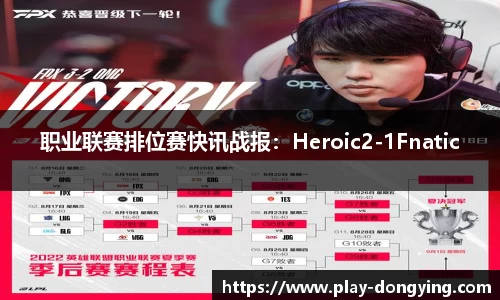 职业联赛排位赛快讯战报：Heroic2-1Fnatic